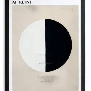 Zwarte lijst met kader 40x30 Hilma 5 Retour Gratuit