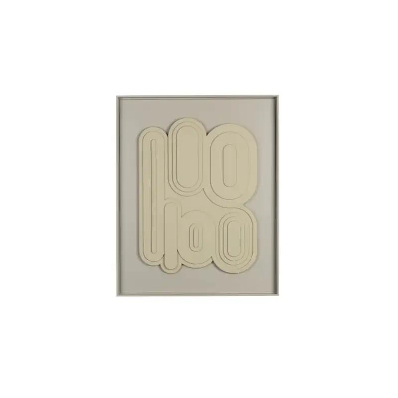 Zuiver August Wanddecoratie Beige Authentique