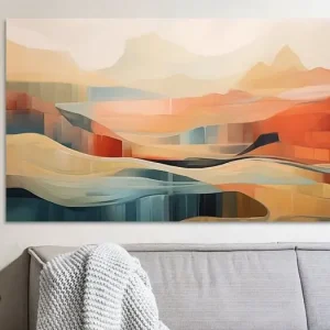 Abstract landschap van Bert Nijholt - NL1408697M13S90x45 Prix Cassé