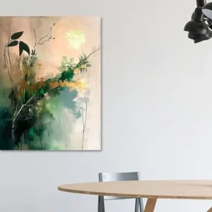 Abstract Natuur Schilderij | Silent Forest Echo van Kunst Kriebels - NL1521948M13S60x80 Vente Flash