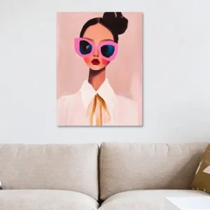 Zij ziet alles door een roze bril van Carla Van Iersel - NL1723377M13S60x80 Certifié