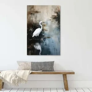 Zilverreiger in het meer van Treechild - NL1148482M13S50x75 Commander Vite