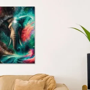 Wise Strength - Olifant Schilderij van Tessa Smits Art - NL1603687M13S50x70 Nouveauté