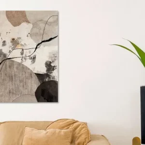 Abstract - Beige van JunoArt - NL1338872M13S60x80 Bon Plan