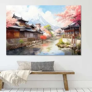 Zuid-Korea Schilderij van Abstract Schilderij - NL1298929M13S75x50 Prix Choc