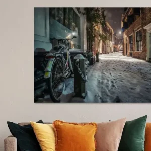 Winter in Deventer van Martin Podt - NL442409M13S75x50 Prix Bas