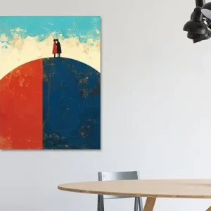 Abstract Schilderij | Colors of Connection Sphere van ARTEO Schilderijen - NL1552686M13S60x80 Haute Qualité