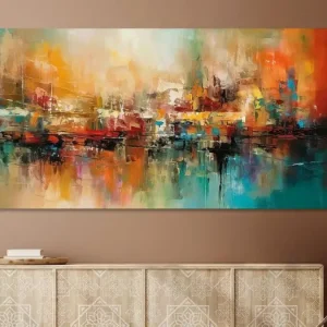 abstract van Hetty Lamboo - NL1287784M13S95x45 Prix Promo
