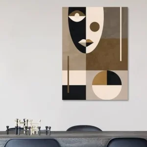 Abstract face van Mirjam Duizendstra - NL929063M13S50x70 Offre Spéciale