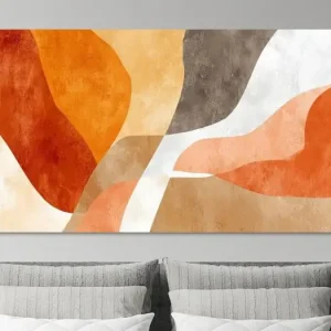 Zand en vuur – abstracte balans in beweging van Vlindertuin-Art - NL1732632M13S90x45 Expédié Aujourd’hui