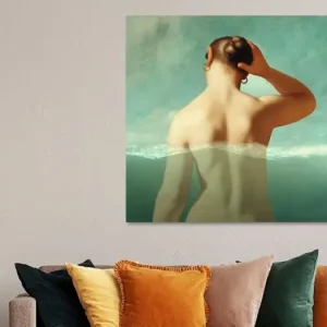 Woman in Water van Marja van den Hurk - NL1071585M13S60x60 Commander Maintenant