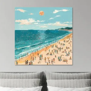 Zomer Strand van Kunst Kriebels - NL1442838M13S60x60 Authentique