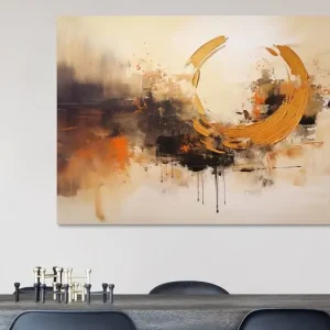 Abstract, schilderij, aardetinten “Golden Symphony of Shapes” van Joriali Abstract - NL1419183M13S75x50 Soldes
