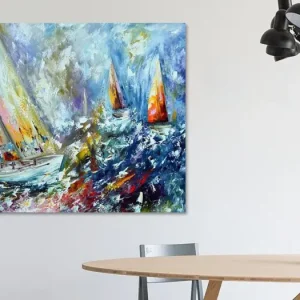 Abstract Sea van Gena Theheartofart - NL152193M13S60x50 Achat Immédiat