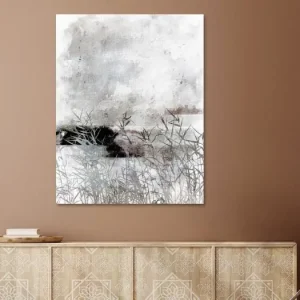 Abstract winterlandschap in zachte kleuren van FRESH Fine Art - NL1164251M13S55x70 Affaire À Saisir