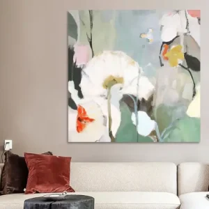 Abstract botanisch in pastelkleuren van Studio Allee - NL1126154M13S60x60 Solde