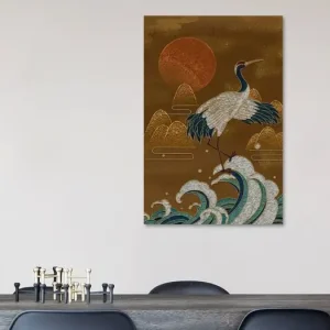 Zen Crane van Moonheart Artworks - NL958024M13S50x75 Meilleure Vente