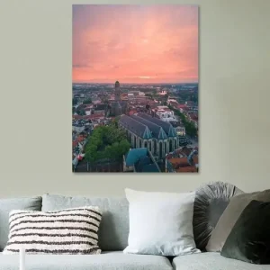 Zwolle van boven van Thomas Bartelds - NL284978M13S60x80 Commander Maintenant