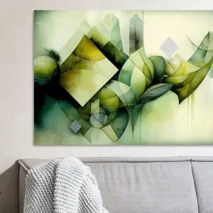 Abstract groen van Bert Nijholt - NL1099230M13S75x50 Commander Maintenant