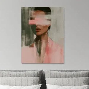 Abstract portret, contemporary art van Carla Van Iersel - NL1703912M13S60x80 Certifié