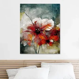 Affaire À Saisir Grunge Poppies van Jacky - NL1072714M13S55x70