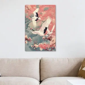 Japanse kranen van haroulita - NL1384542M13S50x75 Affaire À Saisir